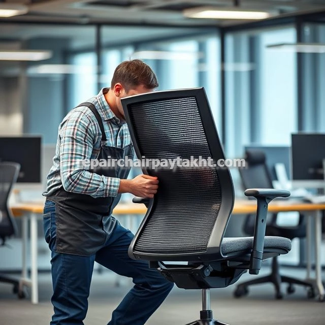 اهمیت تعمیر صندلی اداری در محل