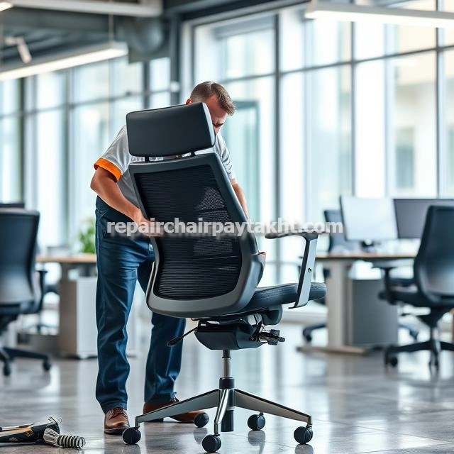 خدمات تخصصی تعمیر صندلی اداری در محل