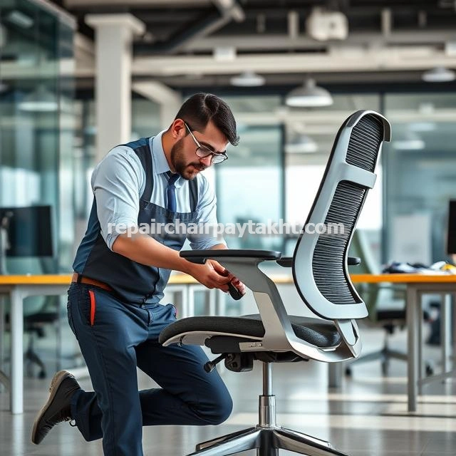 متخصص در تعمیر صندلی اداری در محل