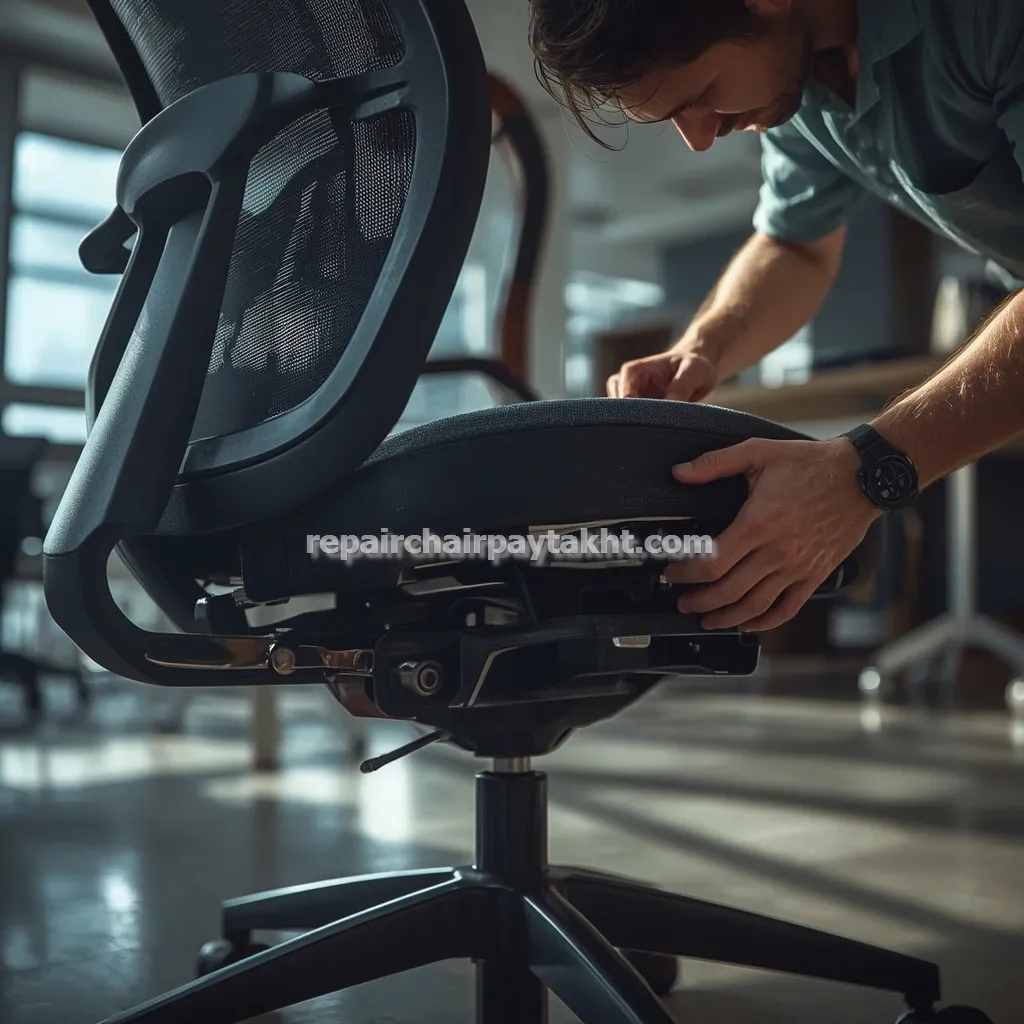 تعمیر چرخ صندلی اداری در محل